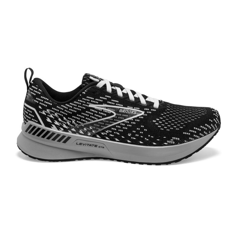 Brooks Levitate GTS 5 Springy Women's Road Running Shoes - Black/Grey/White (13259-SQYE)